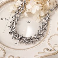 304 Stainless Steel Simple Style Classic Style Solid Color Bracelets main image 5