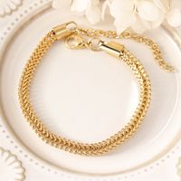 304 Stainless Steel Simple Style Classic Style Solid Color Bracelets main image 10