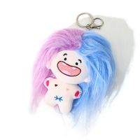 Mignon Dessin Animé Coton PP Unisexe Pendentif De Sac Porte-Clés main image 3