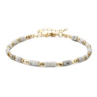 Estilo IG Estilo Simple Geométrico Piedra Natural Cobre Con Cuentas Chapados en oro de 18k Mujeres Pulsera sku image 13