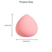 Simple Style Solid Color Hydrophilic Non-Latex Makeup Sponge 1 Piece sku image 5