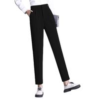 Women's Daily Simple Style Solid Color Ankle-Length Button Casual Pants Straight Pants main image 2