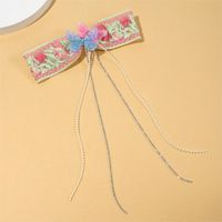 Women's Elegant Simple Style Flower Butterfly Polyester Hair Clip sku image 2