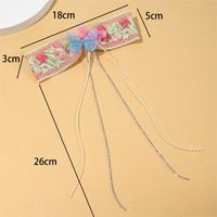 Women's Elegant Simple Style Flower Butterfly Polyester Hair Clip main image 6