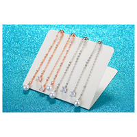 1 Paar IG-Stil Glänzend Geometrisch Kette Inlay Kupfer Künstliche Perlen Zirkon Tropfenohrringe main image 1