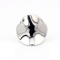 1 Pair IG Style Simple Style Round Solid Color Plating 304 Stainless Steel Ear Studs main image 4