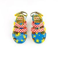 Unisex Casual Ditsy Floral Round Toe Casual Sandals sku image 11