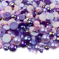 1200 Pieces Per Pack 3-10mm Resin Rhinestone Round DIY Accessories main image 1