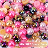 1200 Pieces Per Pack 3-10mm Resin Rhinestone Round DIY Accessories main image 7