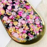 Resin Rhinestone Solid Color Beads main image 4