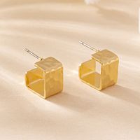 1 Pair Simple Style Solid Color Iron Ear Studs main image 5