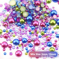 1 Set Resin Rhinestone Round Beads main image 6