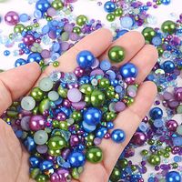 1200 Pieces Per Pack 3-10mm Resin Rhinestone Round DIY Accessories sku image 4