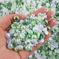 1200 Pieces Per Pack 3-10mm Resin Rhinestone Solid Color DIY Accessories sku image 2