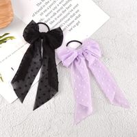 Women's Elegant Solid Color Bow Knot Cloth Hair Tie main image 7