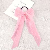 Women's Elegant Solid Color Bow Knot Cloth Hair Tie main image 3