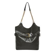 Women's Medium Pu Leather Solid Color Streetwear Zipper Shoulder Bag sku image 2
