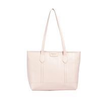 Women's Medium Pu Leather Solid Color Basic Classic Style Zipper Tote Bag sku image 2