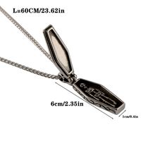Lässig Einfacher Stil Schädel Edelstahl 304 Unisex Halskette Mit Anhänger main image 2
