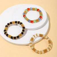 Casual Simple Style Color Block CCB Glass Beaded Women's Bracelets main image 7
