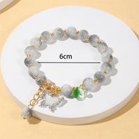 Casual Butterfly Alloy Glass Beaded Rhinestones Women's Bracelets main image 6