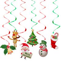 Christmas Classic Style Santa Claus Paper Holiday Festival Decorative Props sku image 4
