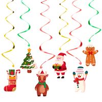 Christmas Classic Style Santa Claus Paper Holiday Festival Decorative Props sku image 2