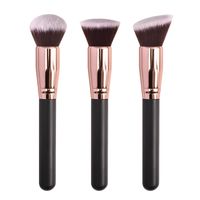 Simple Style Artificial Fiber Wooden Handle Makeup Brushes 1 Piece main image 6