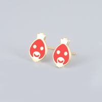 1 Pair Cute Basic Classic Style Animal Plating Sterling Silver Gold Plated Ear Studs sku image 10