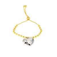 Copper 18K Gold Plated Casual Exaggerated Heart Shape Bracelets sku image 3