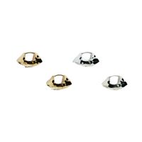 1 Pair Casual Geometric Brass 18K Gold Plated Hoop Earrings main image 3
