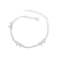 Plata Esterlina Dulce Nudo De Lazo Pulsera main image 5