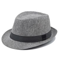 Unisex Modern Style Classic Style Geometric Curved Eaves Sun Hat Fedora Hat sku image 7