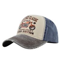 Unisex Cowboy Style Simple Style Classic Style Letter Motorcycle Wide Eaves Curved Eaves Baseball Cap sku image 2