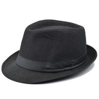Unisex Modern Style Classic Style Geometric Curved Eaves Sun Hat Fedora Hat sku image 1