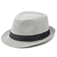 Unisex Modern Style Classic Style Geometric Curved Eaves Sun Hat Fedora Hat sku image 8