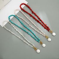 Casual Irregular Freshwater Pearl Gravel Pendant Necklace In Bulk main image 7