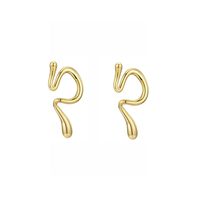 1 Pair Casual Simple Style Geometric Plating Copper Ear Cuffs main image 4