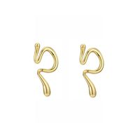 1 Pair Casual Simple Style Geometric Plating Copper Ear Cuffs sku image 1