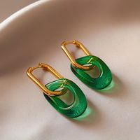 1 Pair Simple Style Flower Inlay Copper Pearl Ear Studs sku image 42