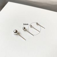 1 Pair Simple Style Flower Inlay Copper Pearl Ear Studs sku image 1