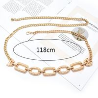 Casual Elegant Simple Style Solid Color Alloy Wholesale Waist Chain sku image 10