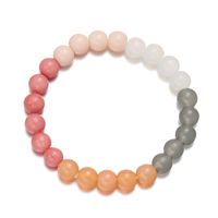 Wholesale Jewelry Casual Simple Style Round Natural Stone Beaded Knitting Bracelets main image 8