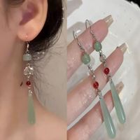1 Pair Fashion Square Star Bow Knot Alloy Tassel Artificial Pearls Rhinestones Women's Earrings sku image 97