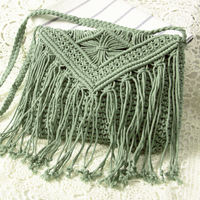 Women's Medium Spring&summer Cotton Rope Vacation Straw Bag sku image 2