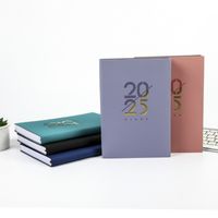 1 Piece Letter Learning School Pu Leather Wood-free Paper Casual Elegant Notebook sku image 6