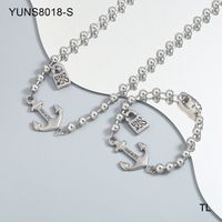 Stainless Steel Casual Simple Style Classic Style Plating Heart Shape Bracelets Necklace sku image 6