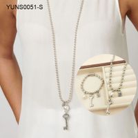Stainless Steel Casual Simple Style Classic Style Plating Heart Shape Bracelets Necklace sku image 12