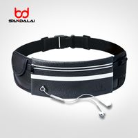 Fashion Solid Color Printing Square Zipper Fanny Pack sku image 16