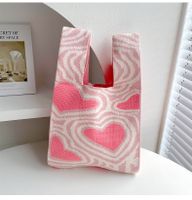 Women's Medium Polyester Heart Shape Streetwear Open Shopping Bags main image 2